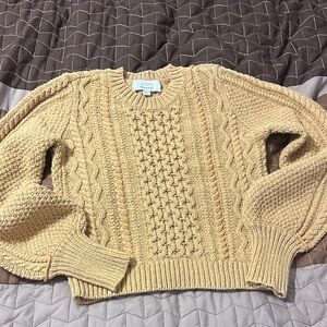 Reformation Cable Knit Sweater